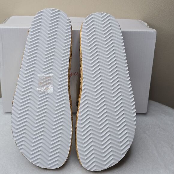 NIB Lryweisy Women Cork Sandals Comfortable Espadrilles Flatform Sz 8 - Picture 6 of 7